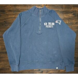 🇺🇸🏈 New England Patriots NFL '47 Brand 1/4 Zip Pullover Men's Large